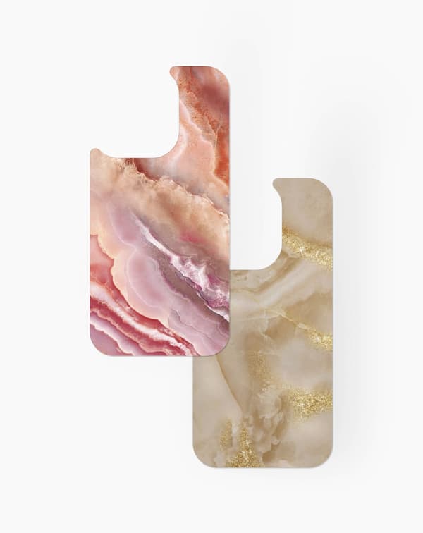 Print Pack iPhone 12 Pro Max / 13 Pro Max / 14 Pro Max / 15 Pro Max / 16 Pro Max Blush Pink Marble