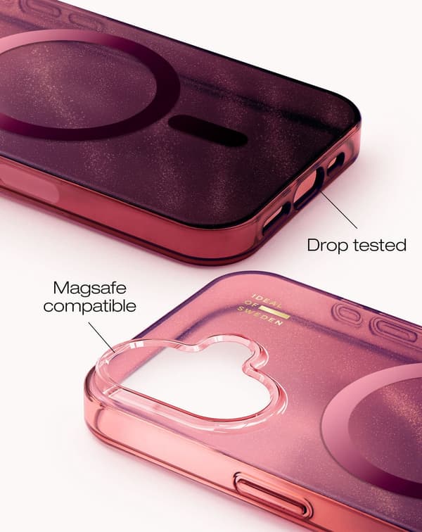 Clear Case MagSafe iPhone 16 Cherry Lacquer