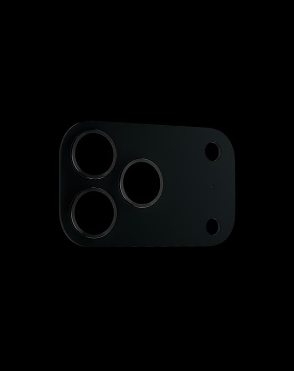 Camera Lens Protector 3D iPhone 17 Pro Max Aluminium Black