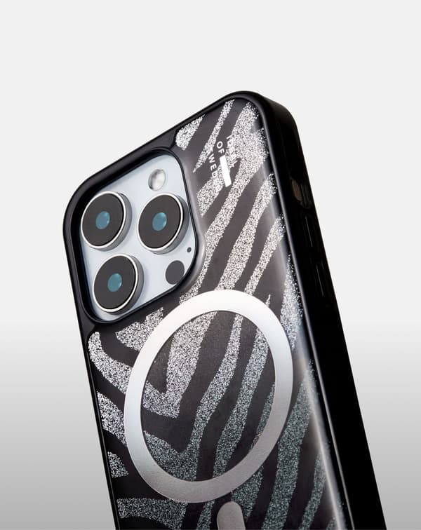 Clear Case MagSafe iPhone 17 Pro Max Zebra Mystique