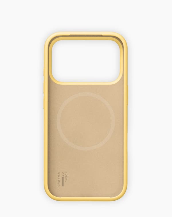 Silicone Case MagSafe iPhone 17 Pro Soft Lemon