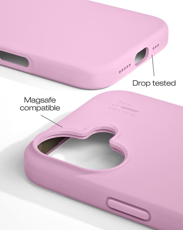 Silicone Case MagSafe iPhone 16 Bubblegum Pink