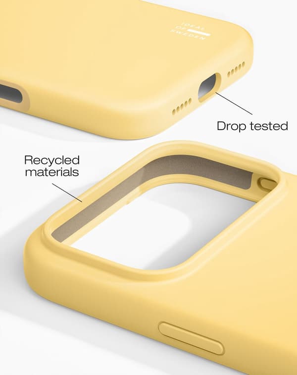 Silicone Case iPhone 17 Pro Max Soft Lemon