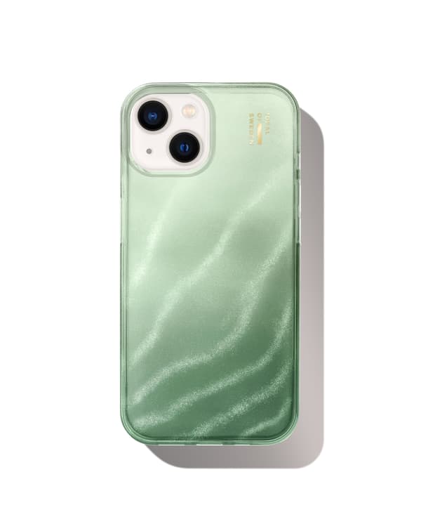 Clear Case iPhone 13 / 14 / 15 / 16e / 17e Sage Green