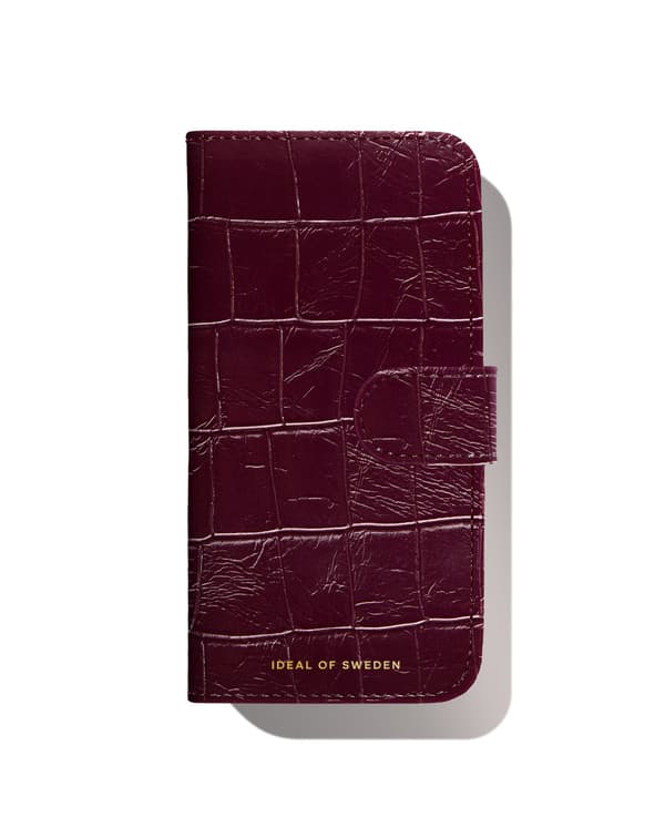 Magnet Wallet+ MagSafe iPhone 17 Pro Max / 18 Pro Max Fine Wine Croco