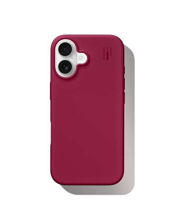 Silicone Case MagSafe iPhone 16 Cranberry