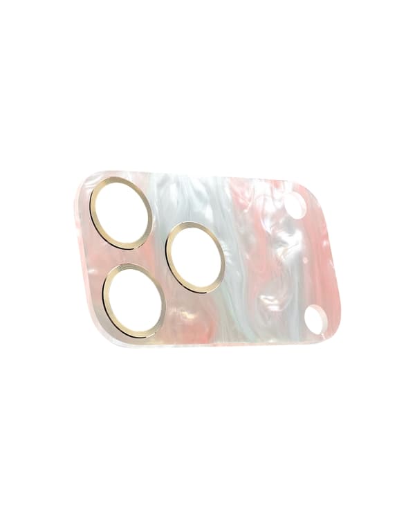 Camera Lens Protector 3D iPhone 17 Pro Max Marble Light Pink