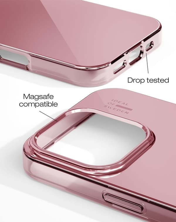 Mirror Case MagSafe iPhone 16 Pro Mirror Rose Pink
