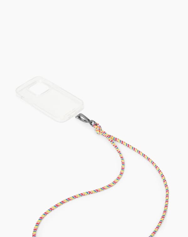 Cord Phone Strap Rainbow