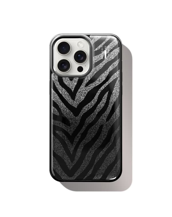 Clear Case iPhone 15 Pro Max Zebra Mystique