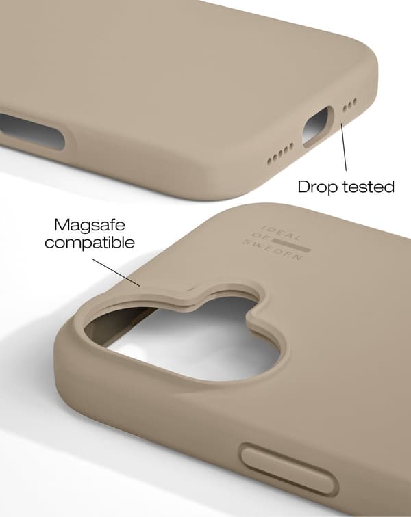 Silicone Case MagSafe iPhone 17 Perfect Beige