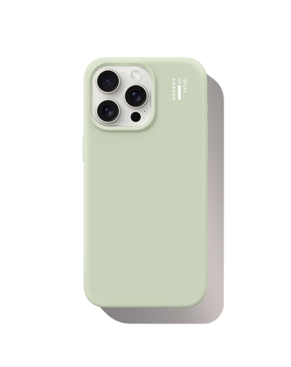 Silicone Case iPhone 15 Pro Max Sage Green