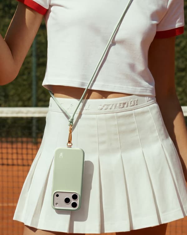 Cord Phone Strap Sage Green