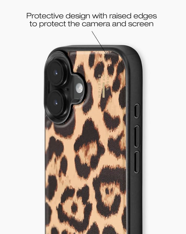 Vegan Leather Case MagSafe iPhone 17 Timeless Leo
