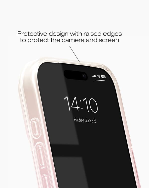 Clear Case MagSafe iPhone 17 Pro Max / 18 Pro Max Rose Blush
