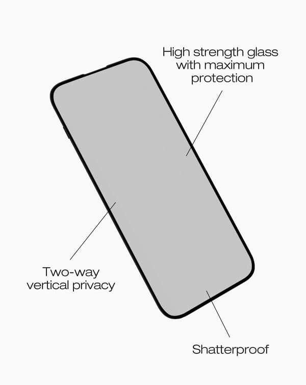 IDEAL Full Coverage Privacy Glass iPhone 17 Air