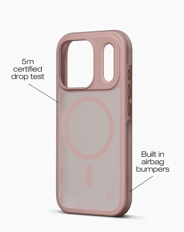 Ideal Bumper Case MagSafe iPhone 17 Pro Max Blush Pink