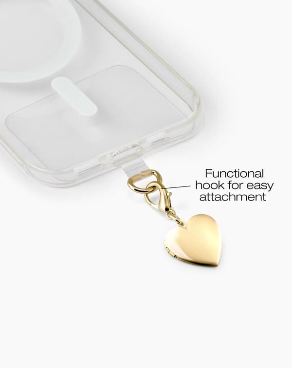Charm Gold Heart Locket