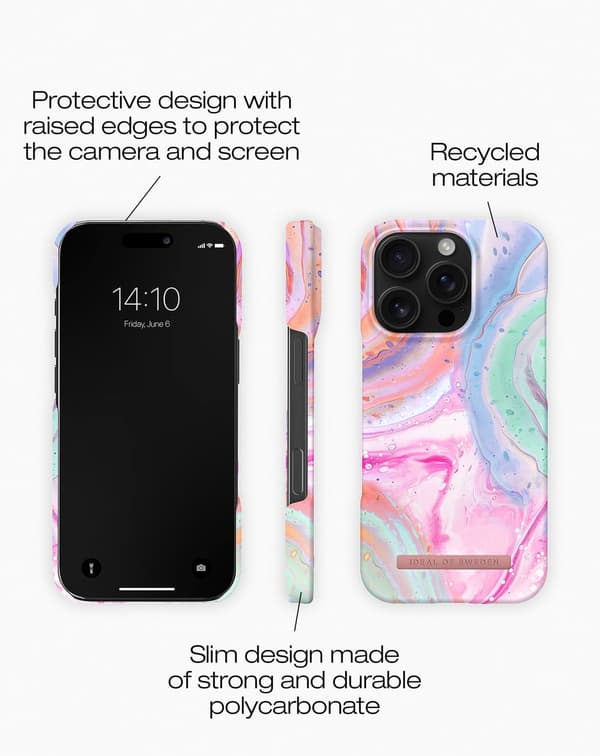 Printed Case iPhone 16 Pro Max Pastel Marble