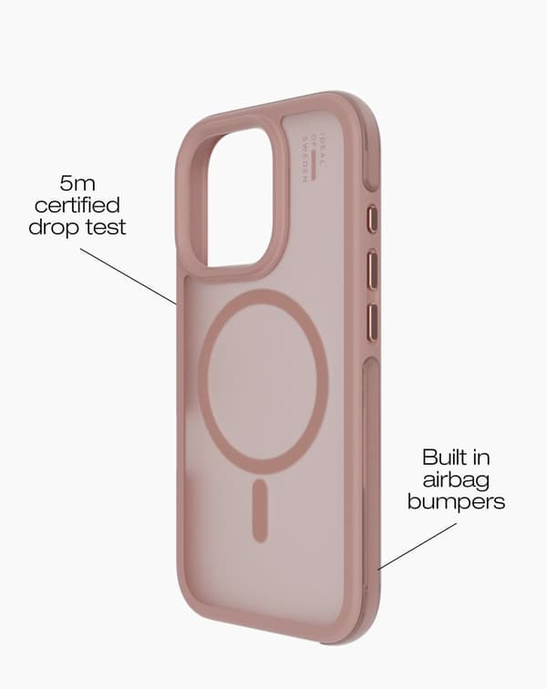 Ideal Bumper Case MagSafe iPhone 16 Pro Blush Pink