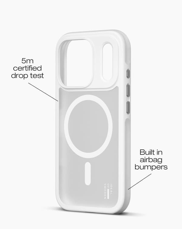 Ideal Bumper Case MagSafe iPhone 17 Pro Cloudy White