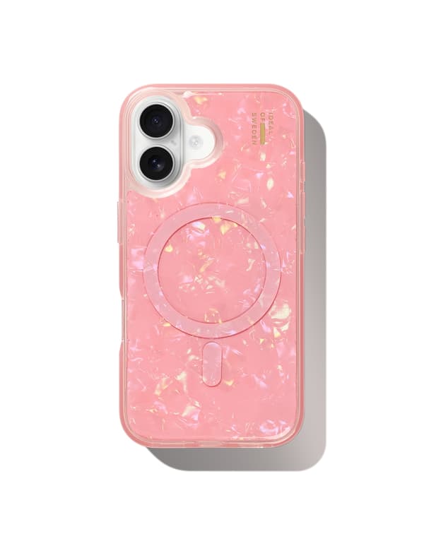Pearlised Case MagSafe iPhone 16 Pink