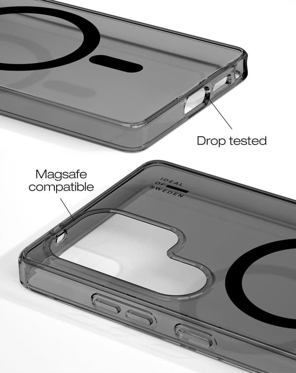 Clear Case MagSafe Galaxy S25U Tinted Black