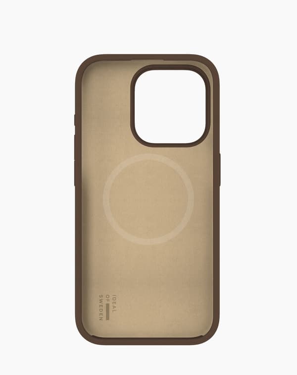 Silicone Case MagSafe iPhone 15 Pro Mocha Mousse