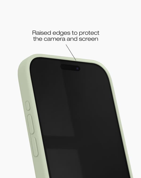Silicone Case iPhone 15 Pro Max Sage Green