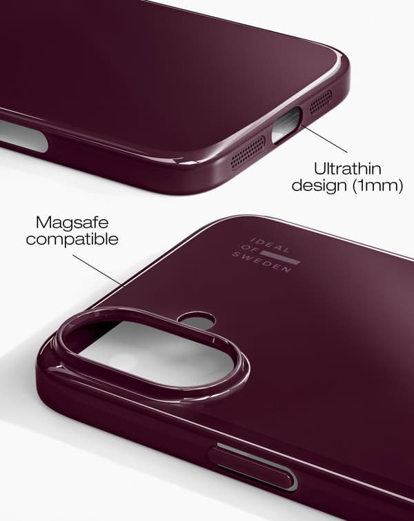 Slim Case MagSafe iPhone 17 Glossy Cherry
