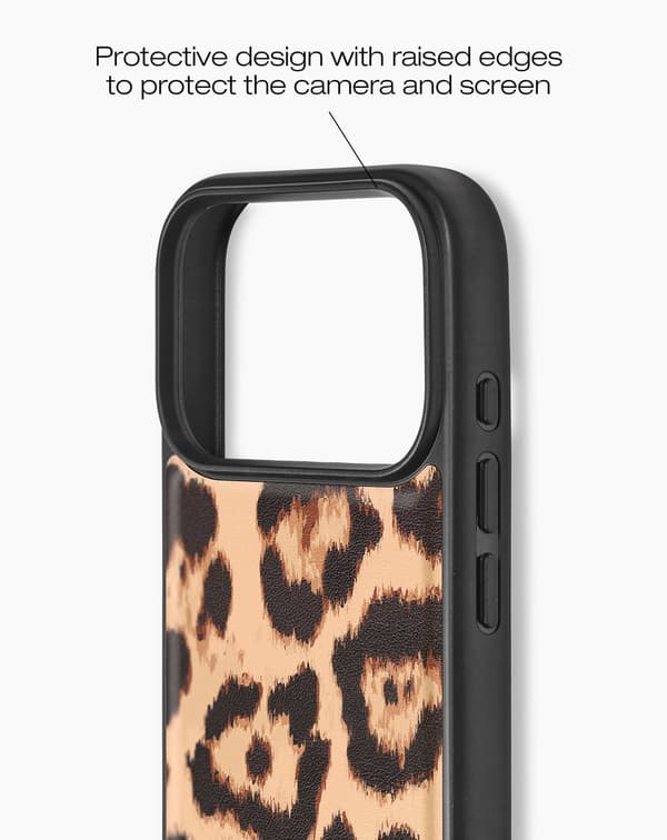Vegan Leather Case iPhone 17 Pro Max Timeless Leo