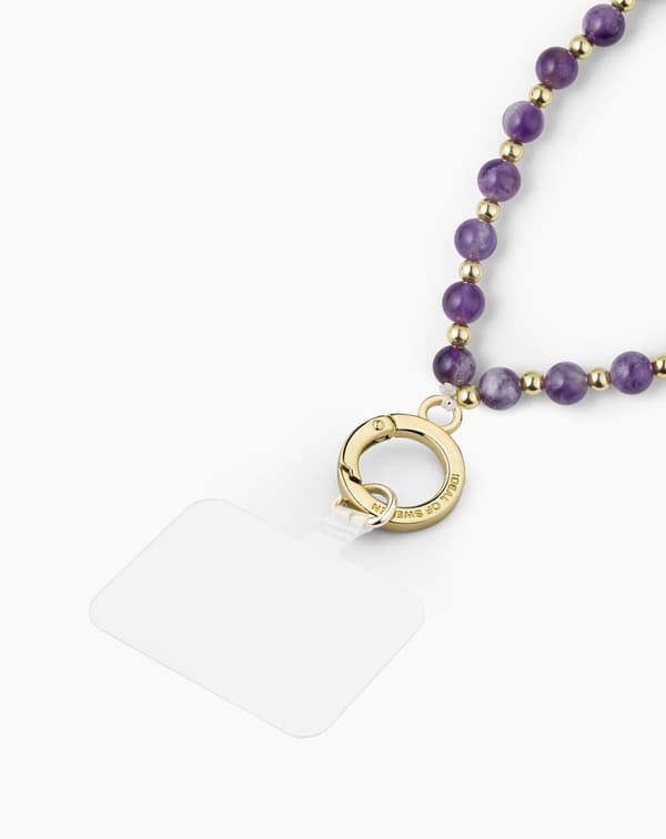 Phone Wristlet Strap Amethyst