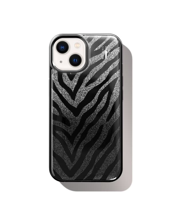 Clear Case iPhone 13 / 14 / 15 / 16e / 17e Zebra Mystique