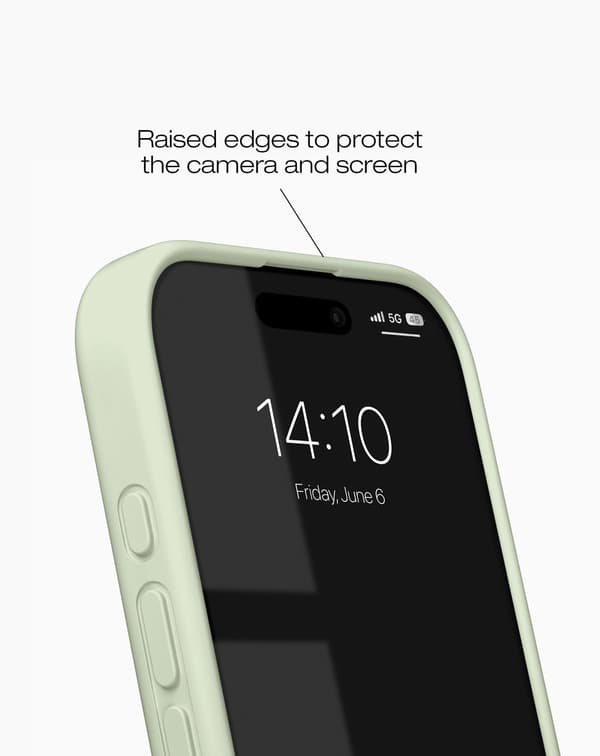 Silicone Case MagSafe iPhone 17 Sage Green