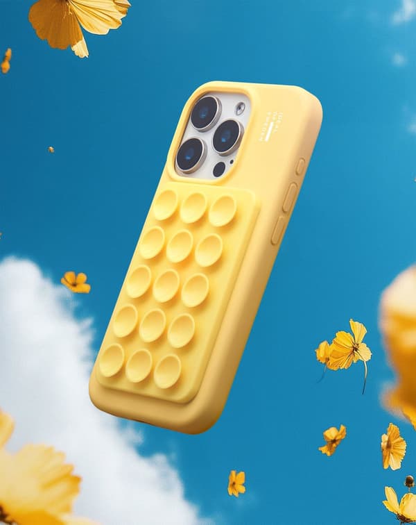 MagSafe Suction Phone Mount Soft Lemon