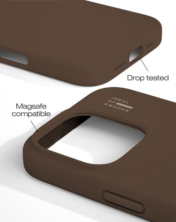 Silicone Case MagSafe iPhone 16 Pro Mocha Mousse