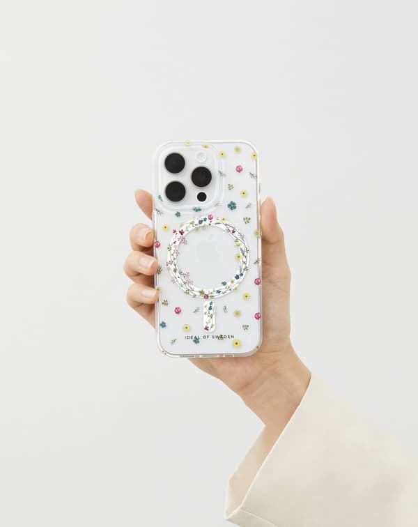 Clear Case MagSafe iPhone 16 Petite Floral