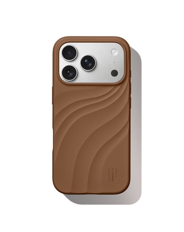 Soft Swirl Silicone Case MagSafe iPhone 17 Pro Max / 18 Pro Max Salted Caramel