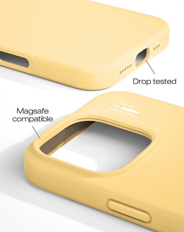 Silicone Case MagSafe iPhone 16 Pro Max Soft Lemon