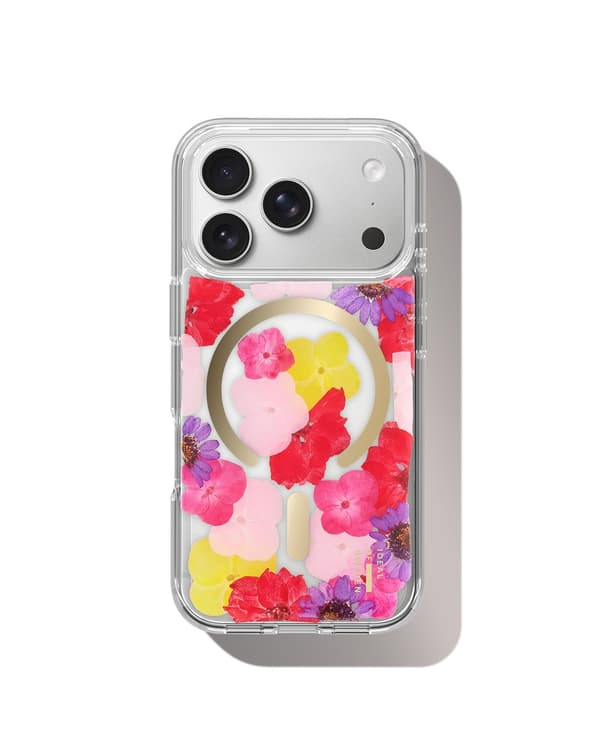 Clear Case MagSafe iPhone 17 Pro Tropical Floral
