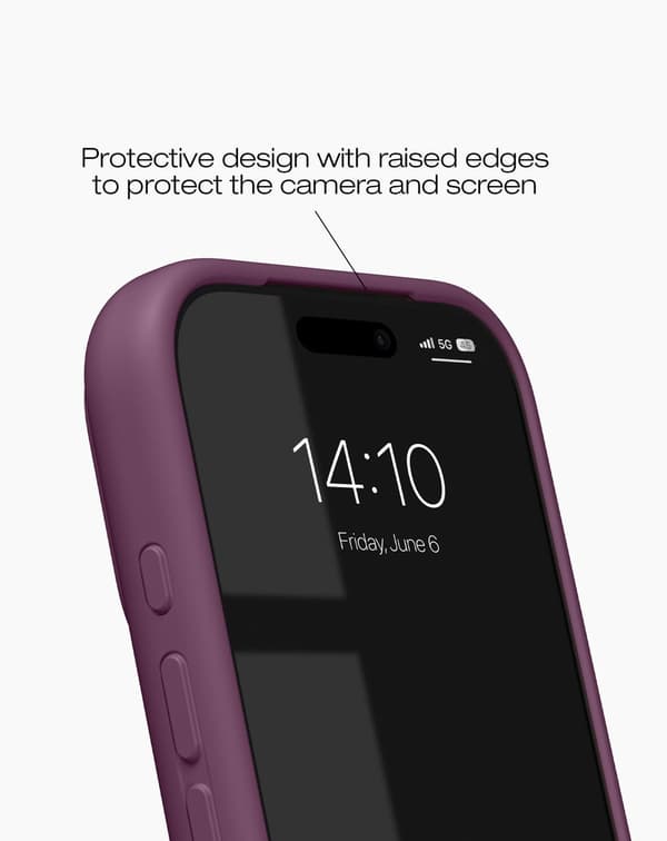 Soft Swirl Silicone Case MagSafe iPhone 17 Pro Max / 18 Pro Max Velvet Plum
