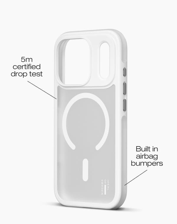 Ideal Bumper Case MagSafe iPhone 17 Pro Max Cloudy White