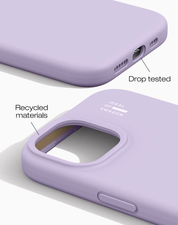 Silicone Case iPhone 13 / 14 / 15 / 16e / 17e Lavender Milk