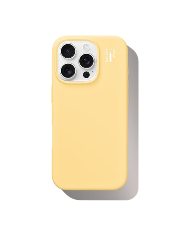 Silicone Case MagSafe iPhone 16 Pro Max Soft Lemon