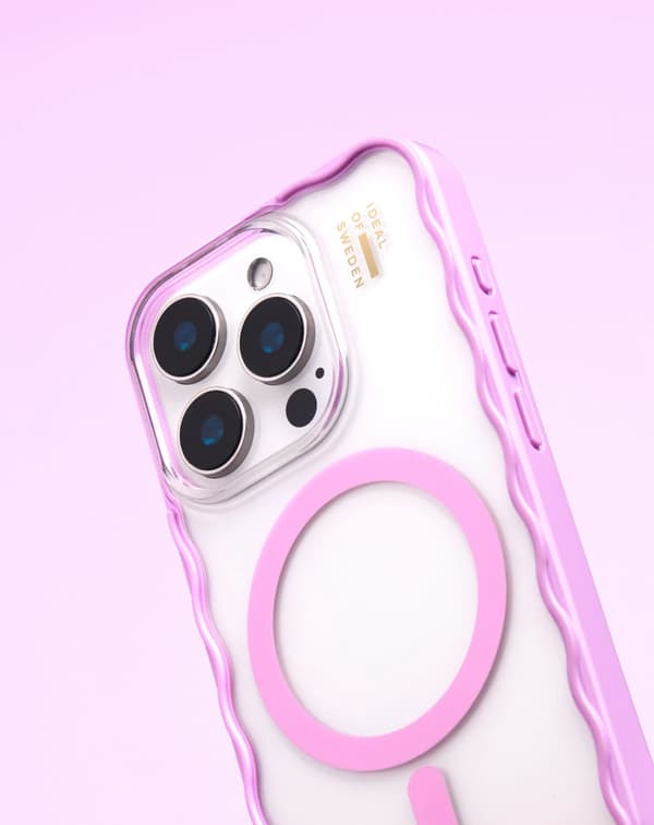 Wavy Case MagSafe iPhone 17 Pro Pink