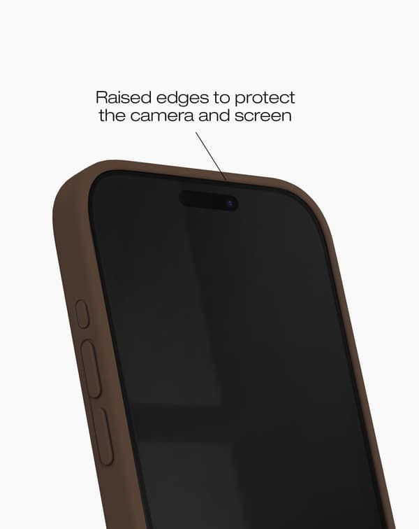 Silicone Case MagSafe iPhone 15 Pro Max Mocha Mousse