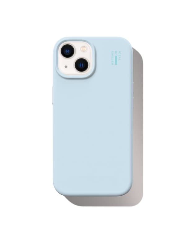 Silicone Case iPhone 13 / 14 / 15 / 16e / 17e Light Blue