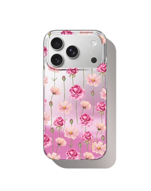 Mirror Case iPhone 17 Pro Max Rose Blush Floral