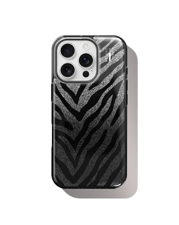 Clear Case iPhone 16 Pro Max Zebra Mystique