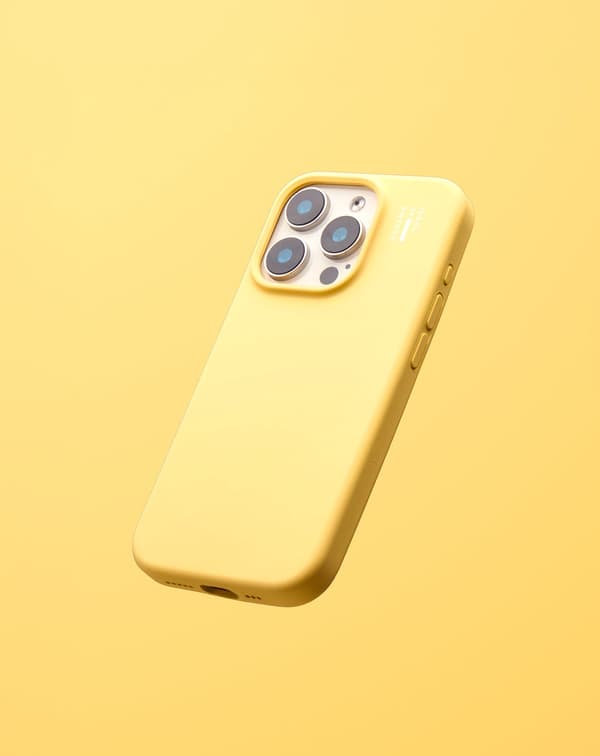 Silicone Case MagSafe iPhone 16 Soft Lemon